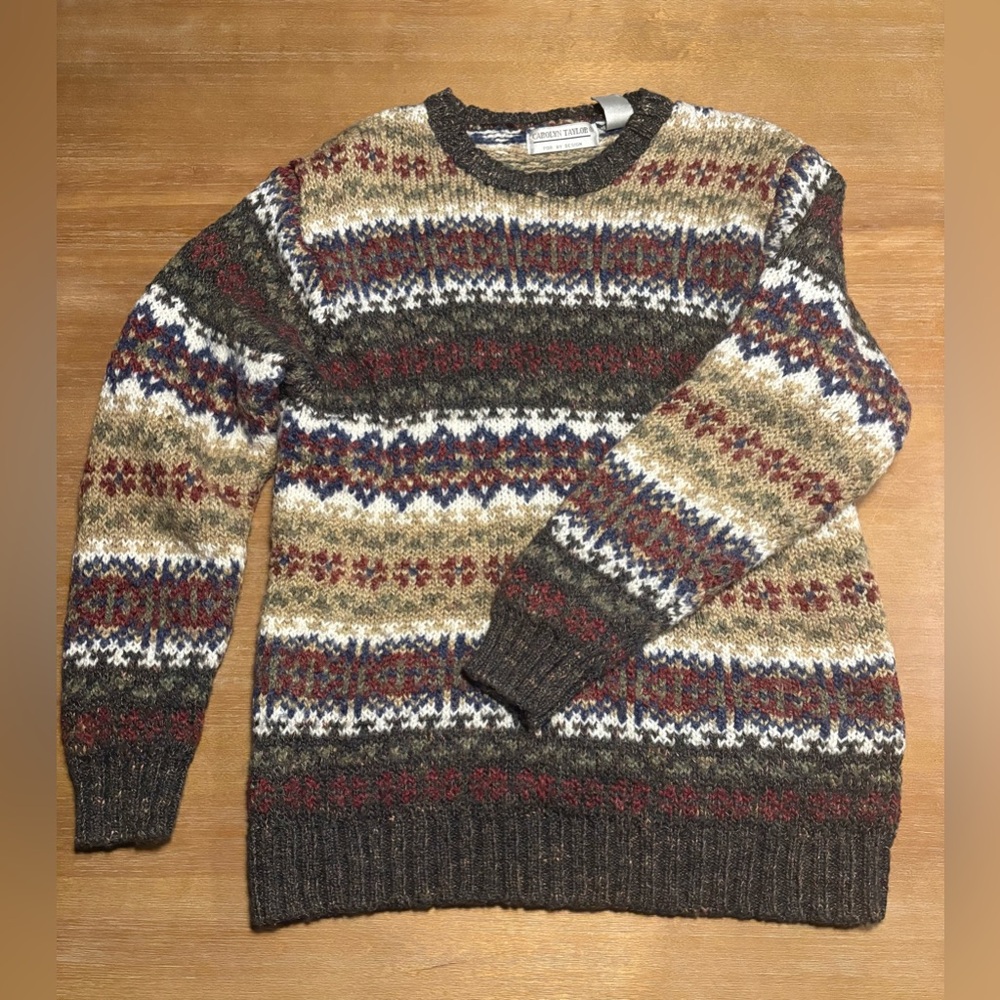 Fisherman style sweater